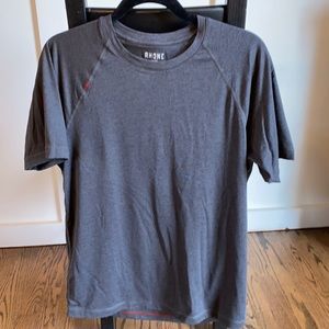 Rhone Reign Black Heather Medium Athletic Shirt
